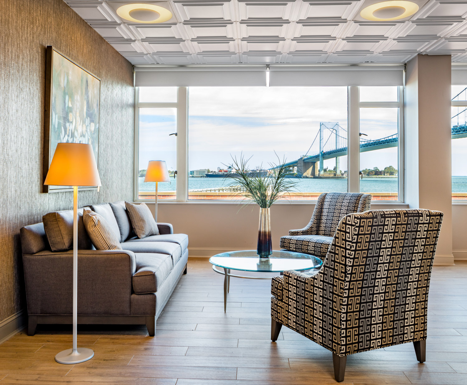 Sophisticated Community Club Room