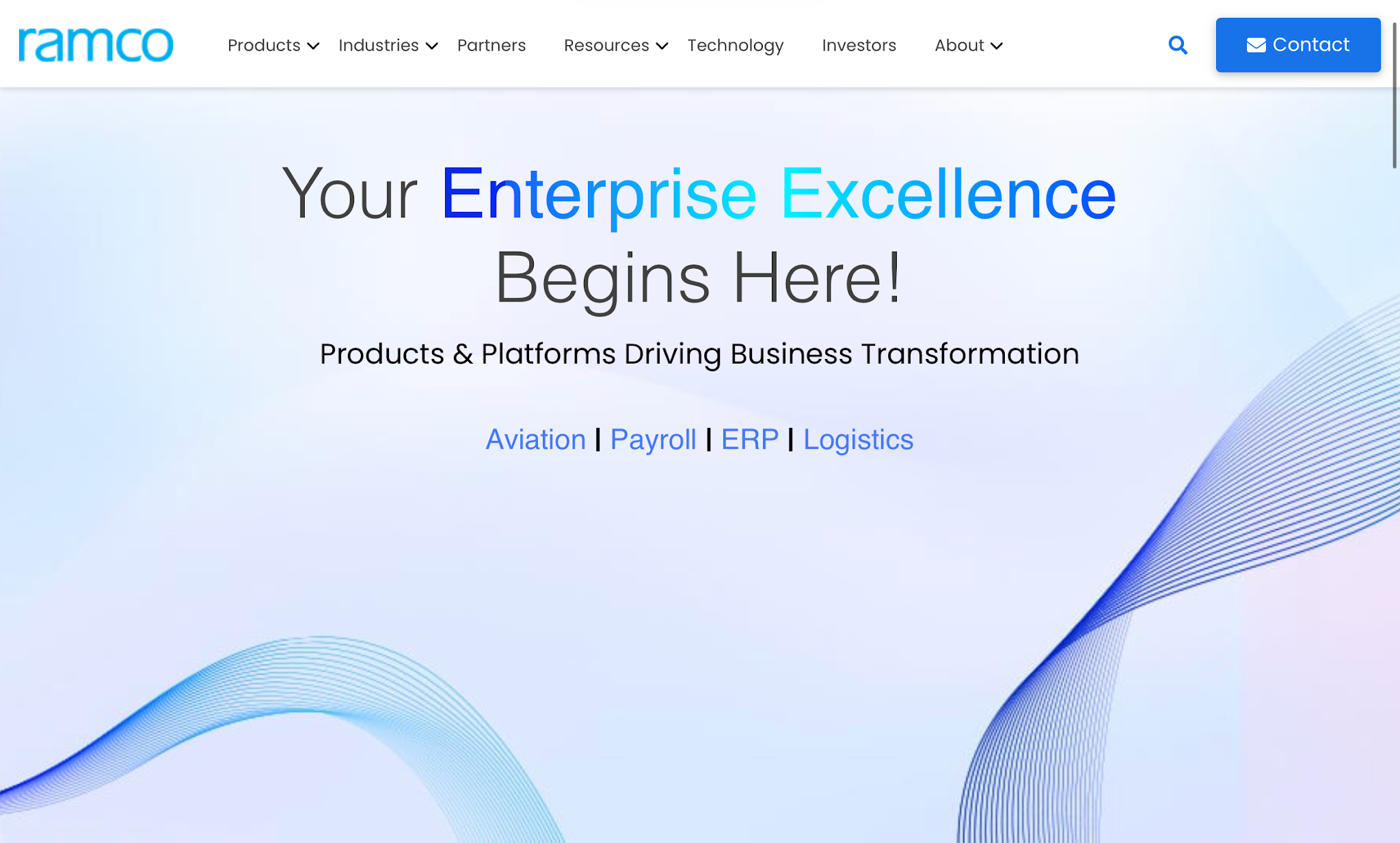 Ramco HCM dashboard showcasing global payroll processing, workforce management, attendance tracking, employee self-service, and analytics tools for large enterprises