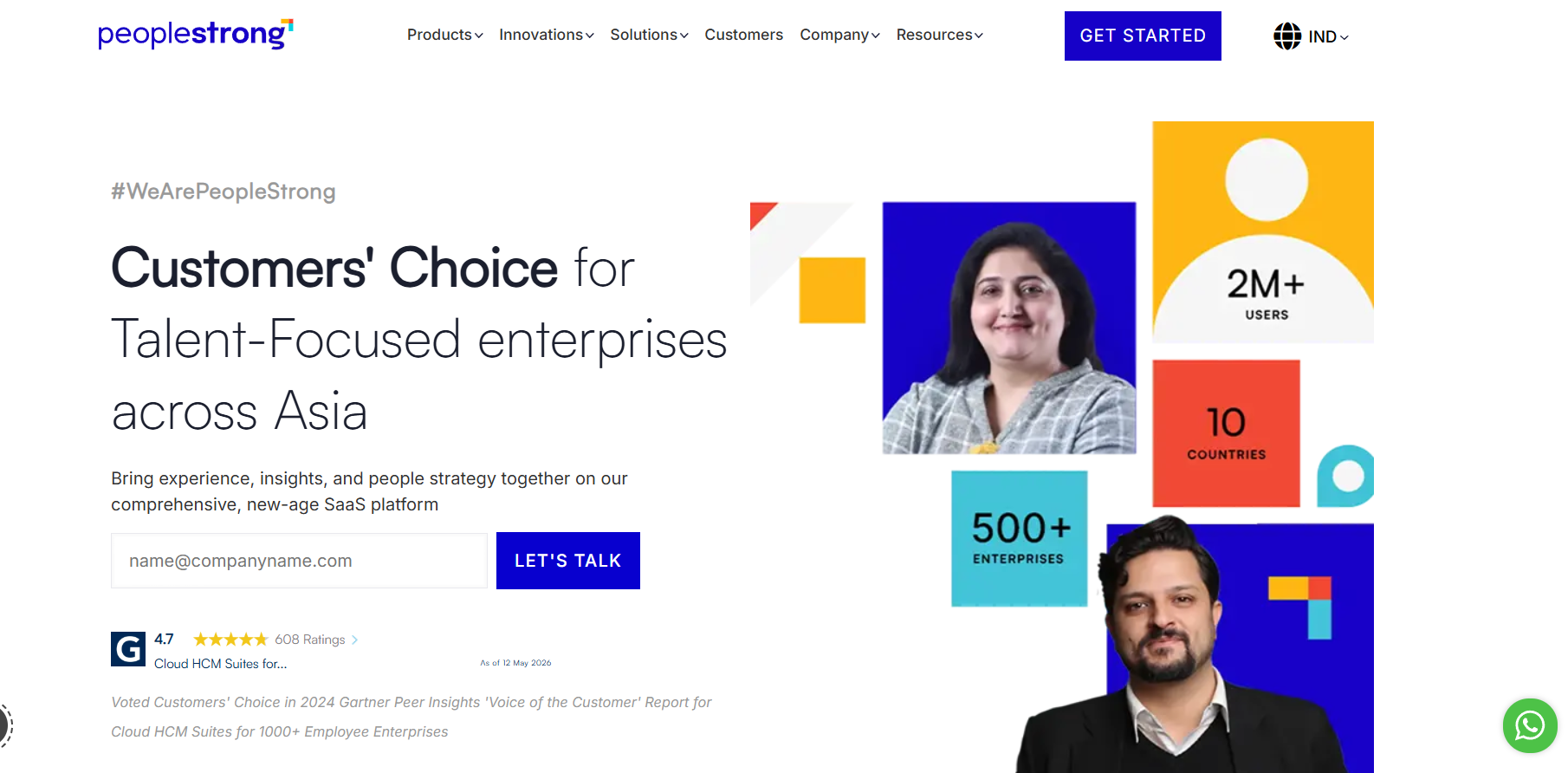PeopleStrong platform displaying statutory compliance tracking, workforce management controls, attendance governance, employee documentation, and compliance workflows for large Indian enterprises