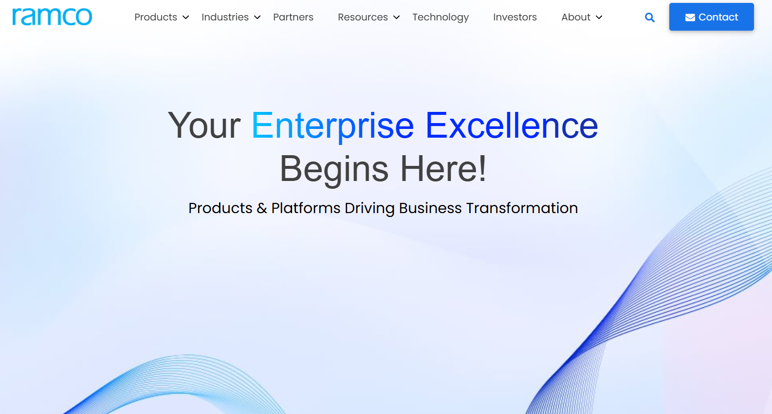 Ramco payroll page showing global payroll software capabilities.