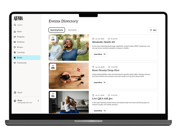 Events dashboard