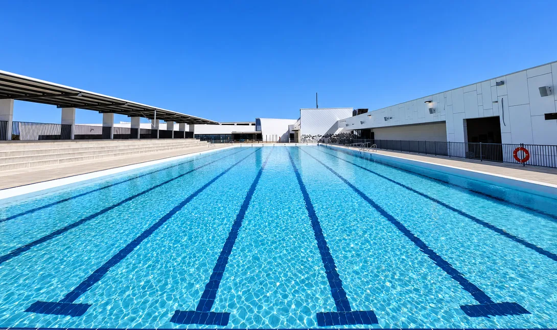 Artist’s impression of the outdoor lap pool
