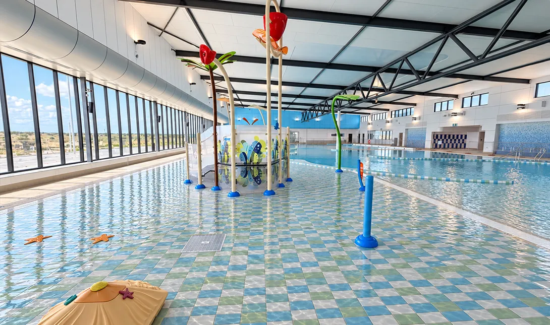 Artist’s impression of the leisure pool and waterplay