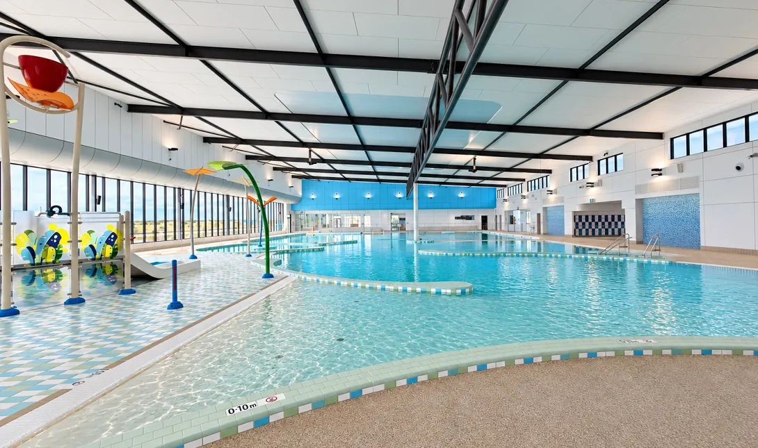 Artist’s impression of the entrance to Alkimos Aquatic Recreation Centre