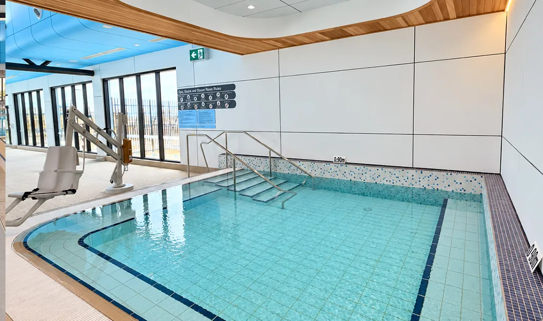Indicative spa and sauna facilities