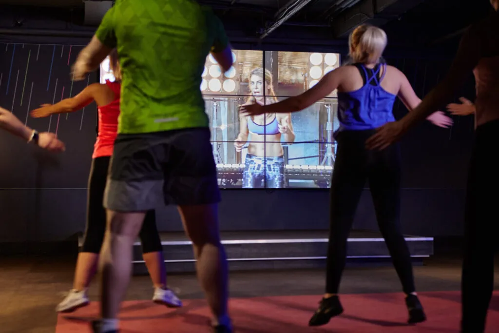 Studio for virtual fitness and spin
