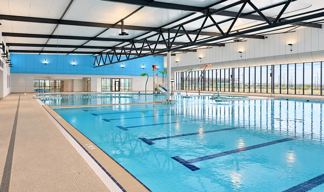 Artist’s impression of AARC’s indoor swimming pool
