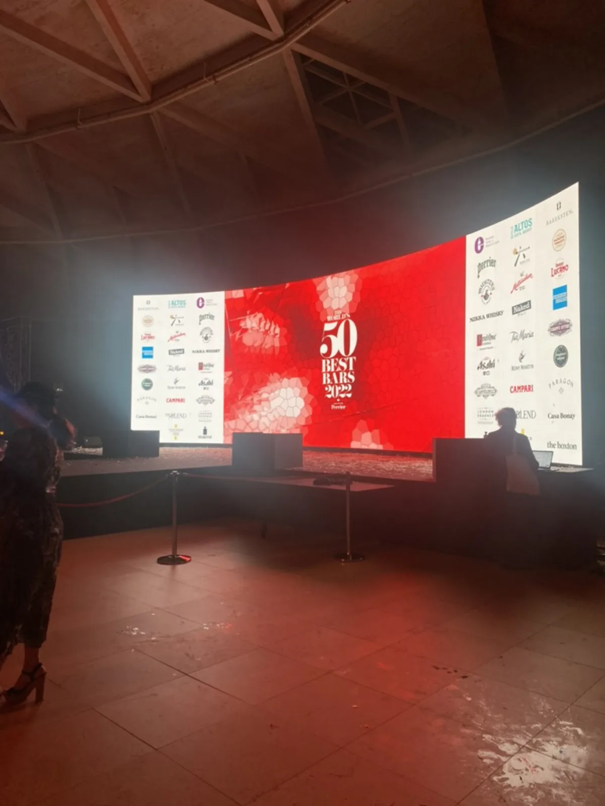 The World's 50 Best Bars 2022 ceremony