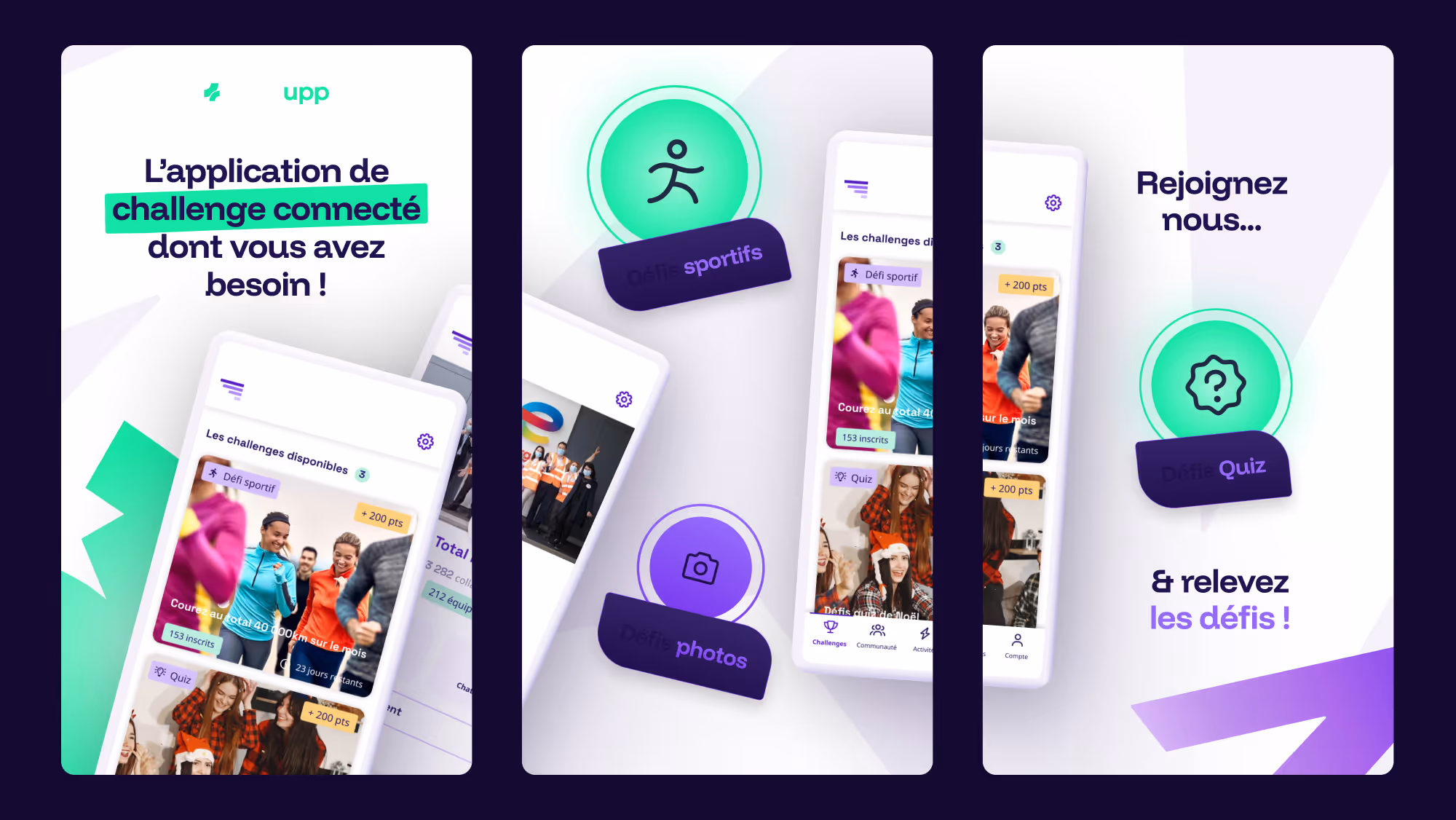 Déclinaison de visuels pour Teamupp