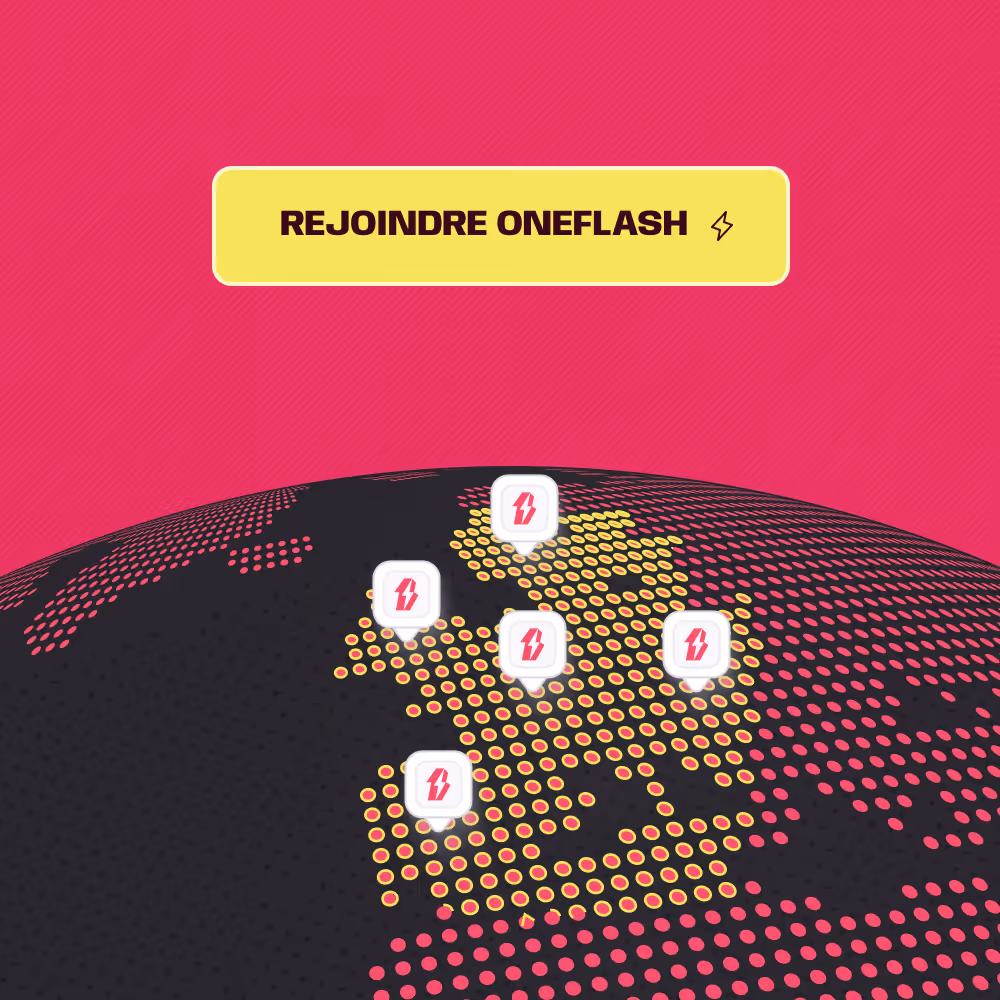 Éléments graphiques réalisés pour OneFlash