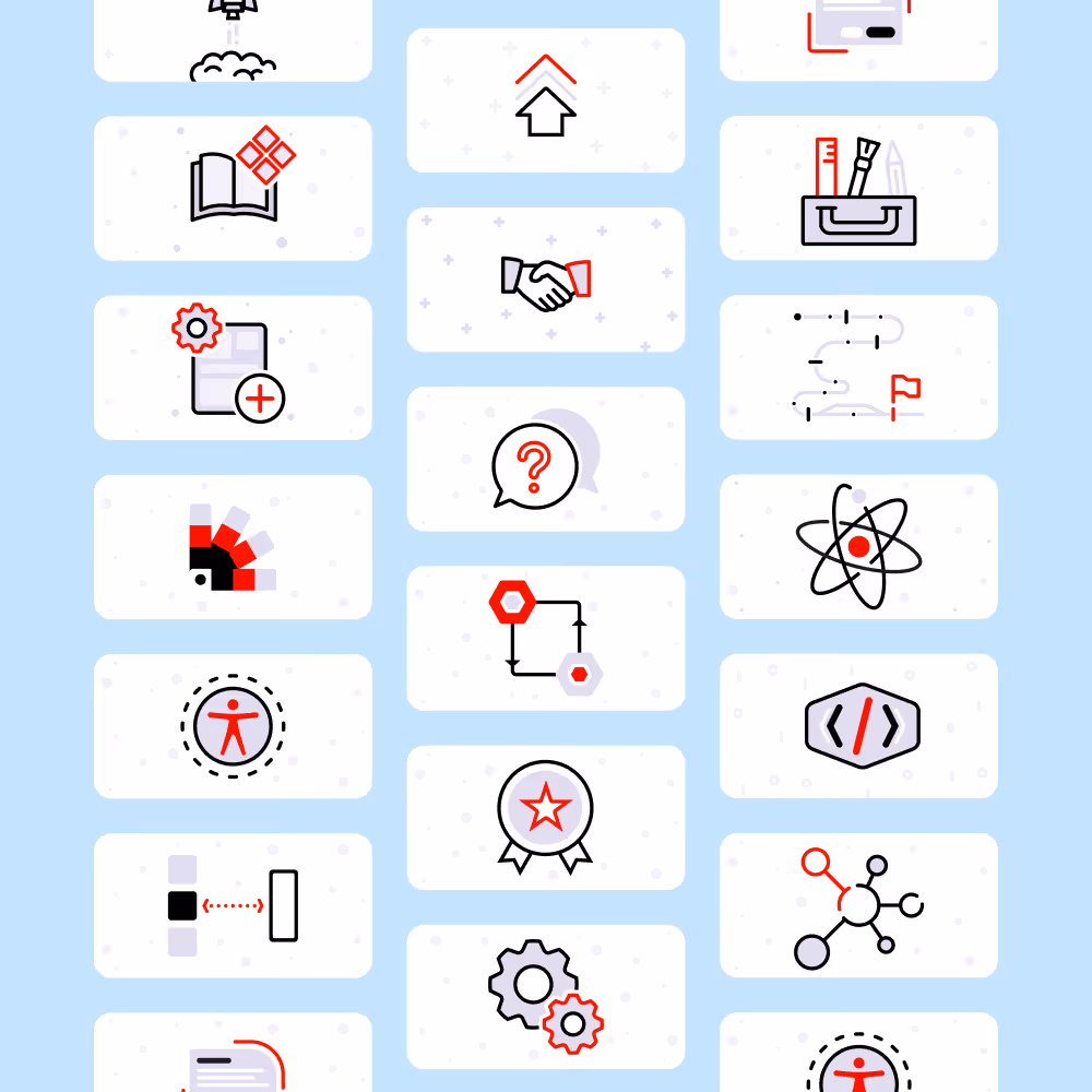 Exemple d'éléments du design system