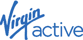 Virgin Active logo in blue text.