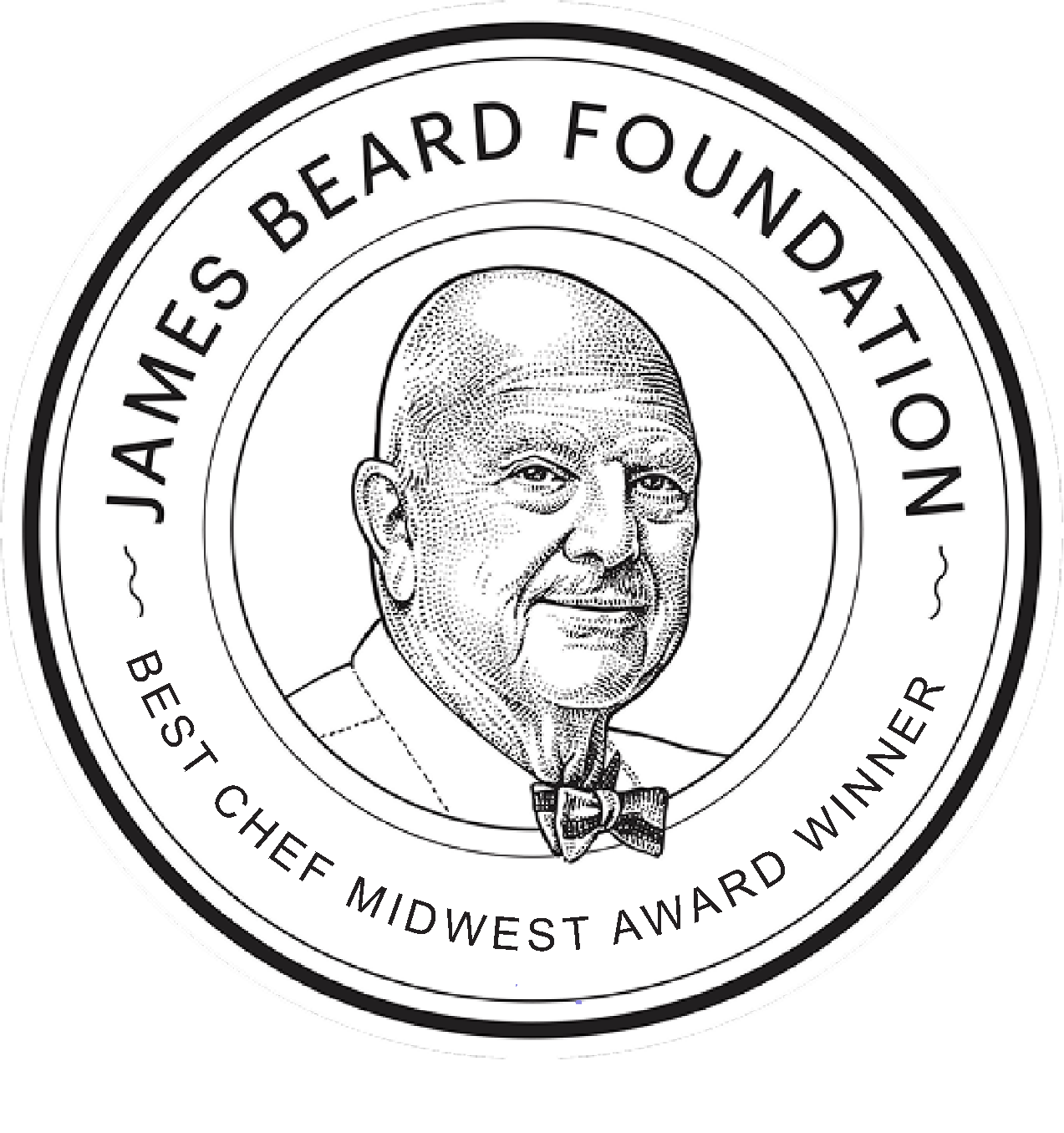 A logo for the James Beard Foundation.