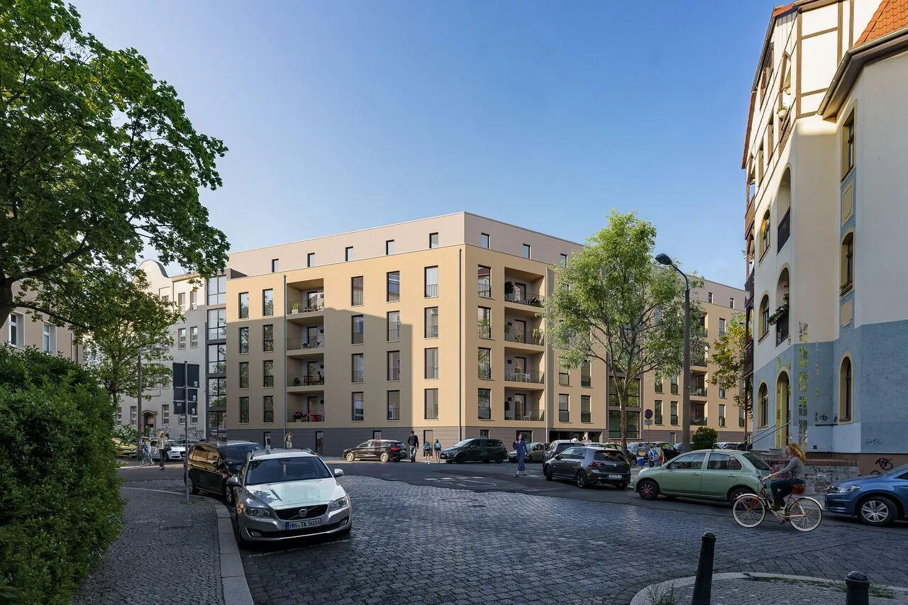 Wohngebäude Jacobstraße in Halle – DGNB Zertifizierung im Wohnungsbau