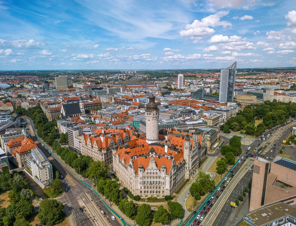 Leipziger Stadtansicht als regionaler Bezug für DGNB Zertifizierung