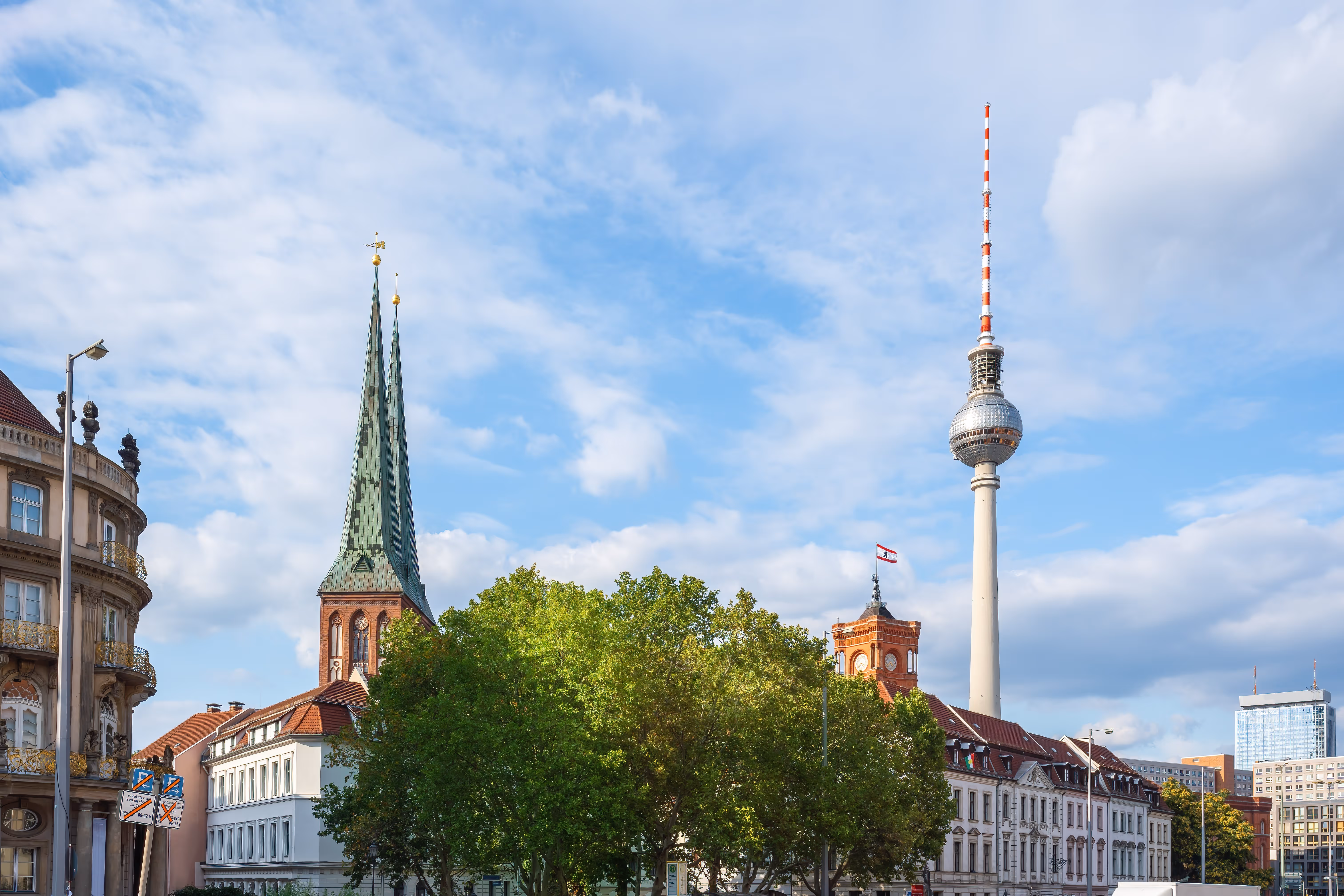 Berlin mit Fernsehturm als Standortbezug für DGNB Zertifizierung