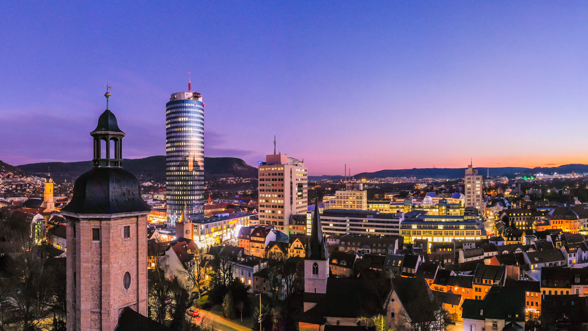Stadtansicht von Jena für Energieberatung, iSFP und energetische Sanierung