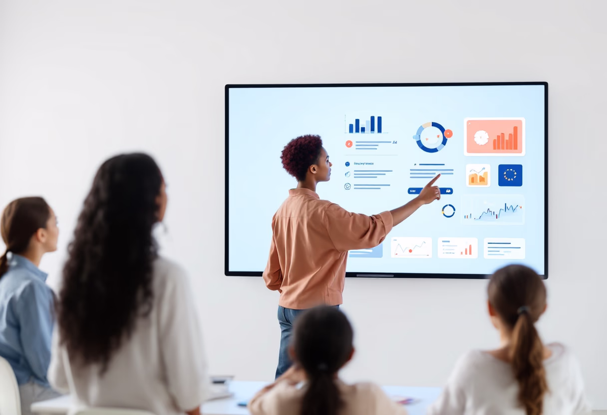 image of a digital marketing strategy board (for a social media and communication)