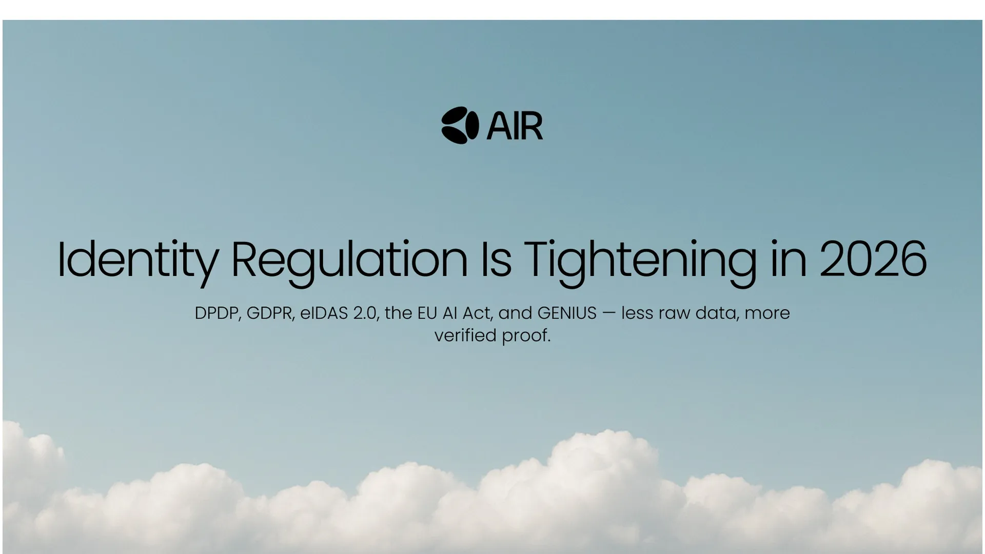 Identity and data regulations in 2026