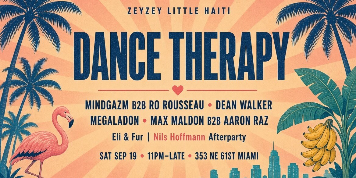 Dance Therapy x House of Roses Records (Free Entry)