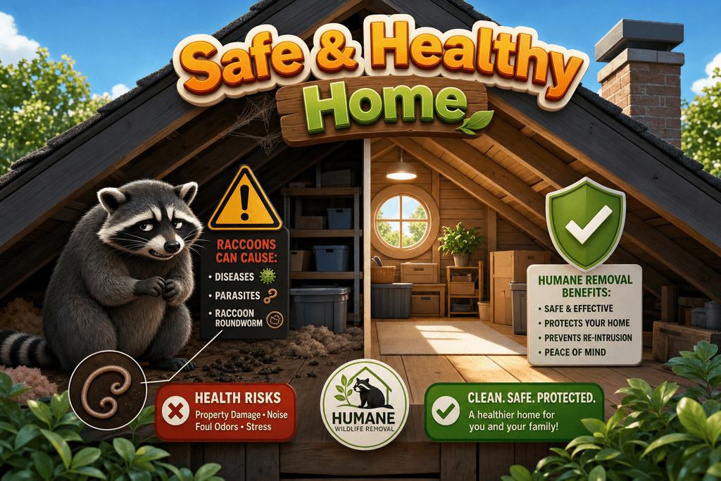 Health Risks from Raccoon Infestations