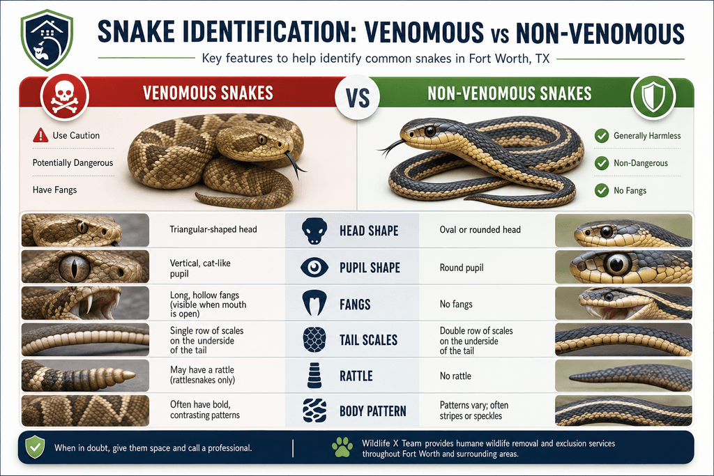 Common Snakes Found in Fort Worth