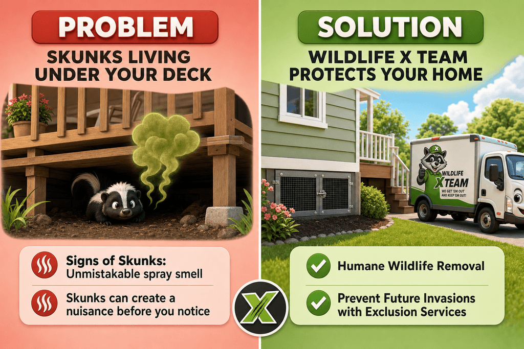 Signs You Have Skunks on Your Property