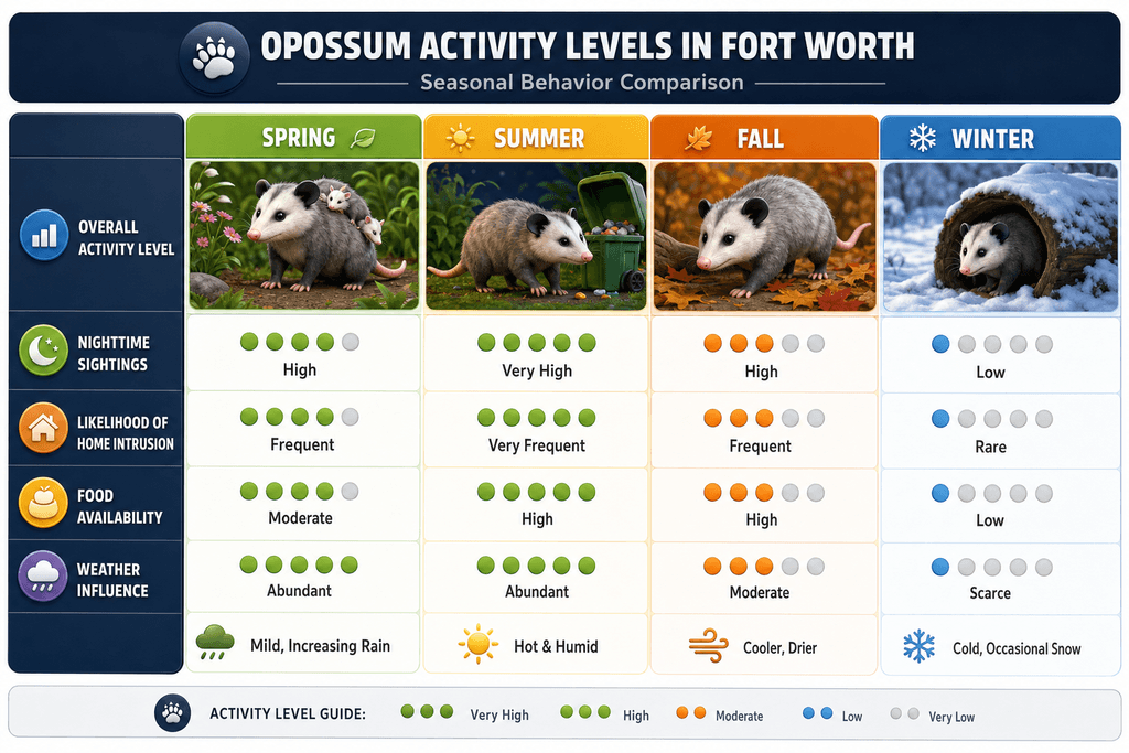 Understanding Opossum Behavior in North Texas