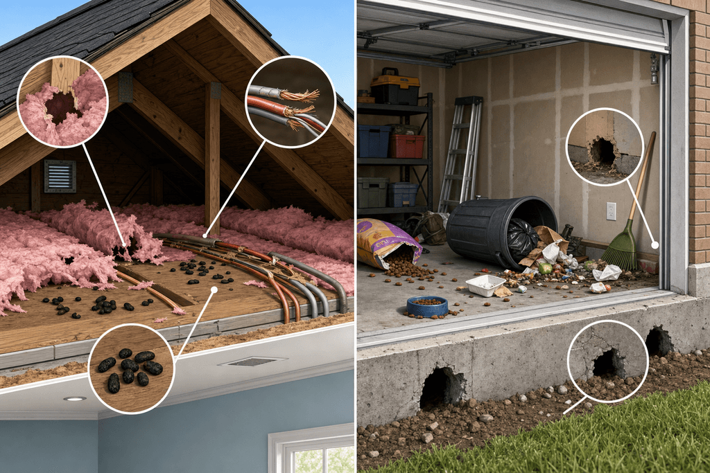 Signs You Have Opossums in Your Attic or Garage