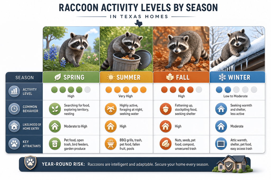 Understanding Raccoon Behavior in Texas Homes