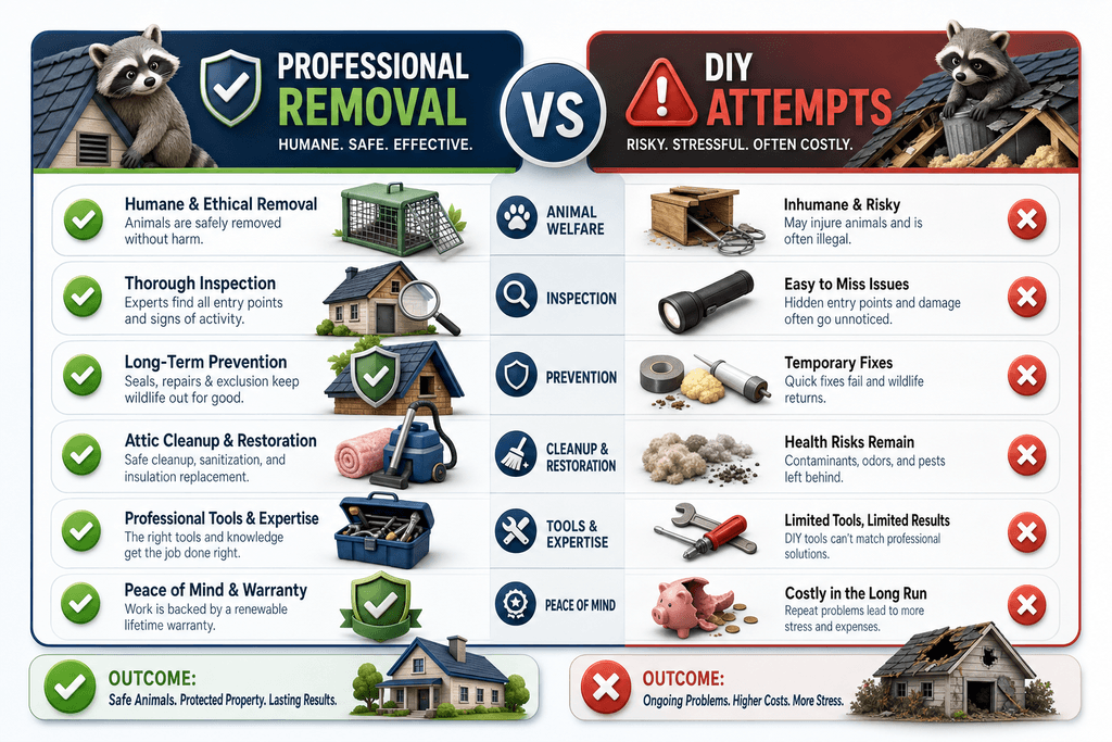 Humane Trapping and Removal Process