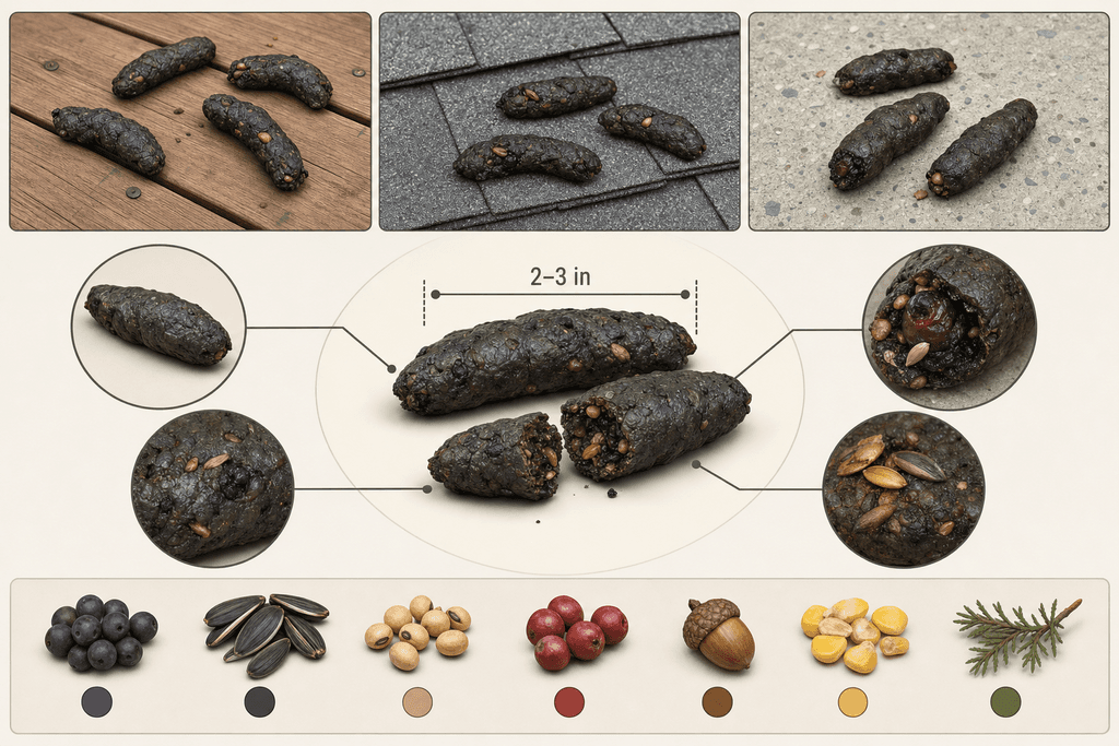 What Raccoon Poop Looks Like