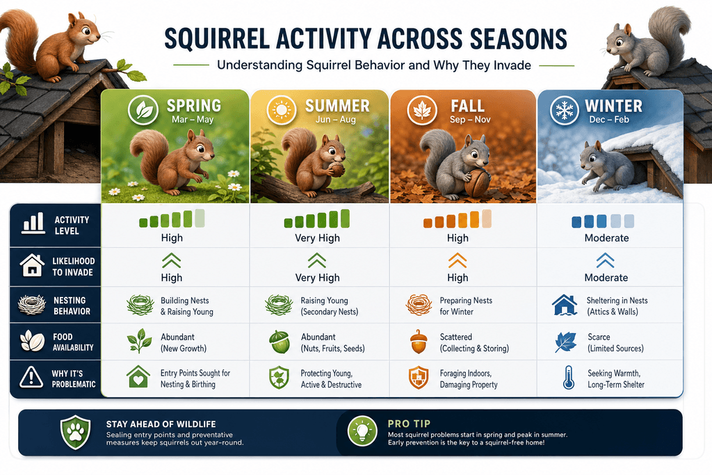 Understanding Squirrel Behavior and Why They Invade