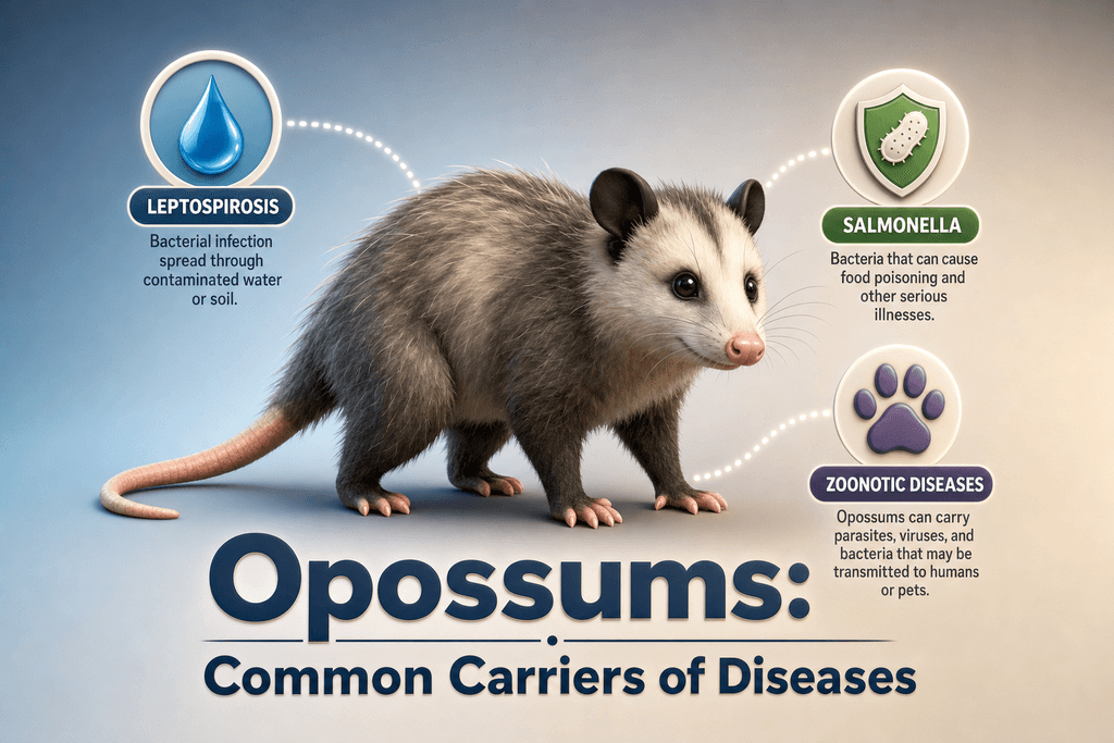 Why Opossums Are Common Disease Carriers