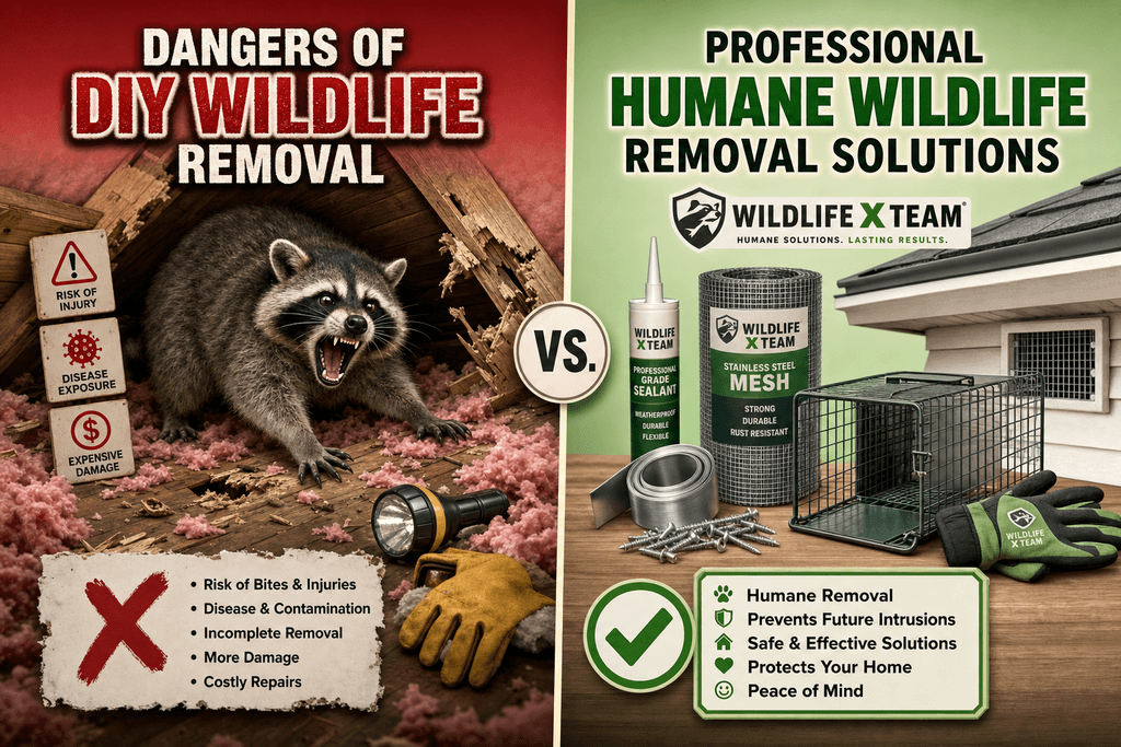 Professional Wildlife Removal vs DIY Solutions