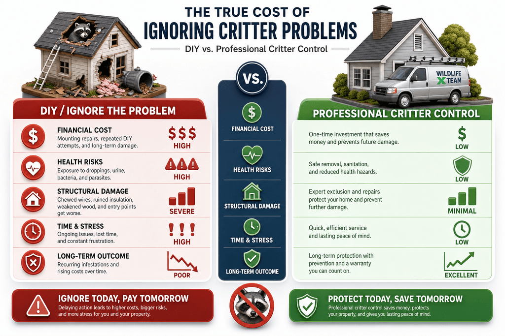 The True Cost of Ignoring Critter Problems