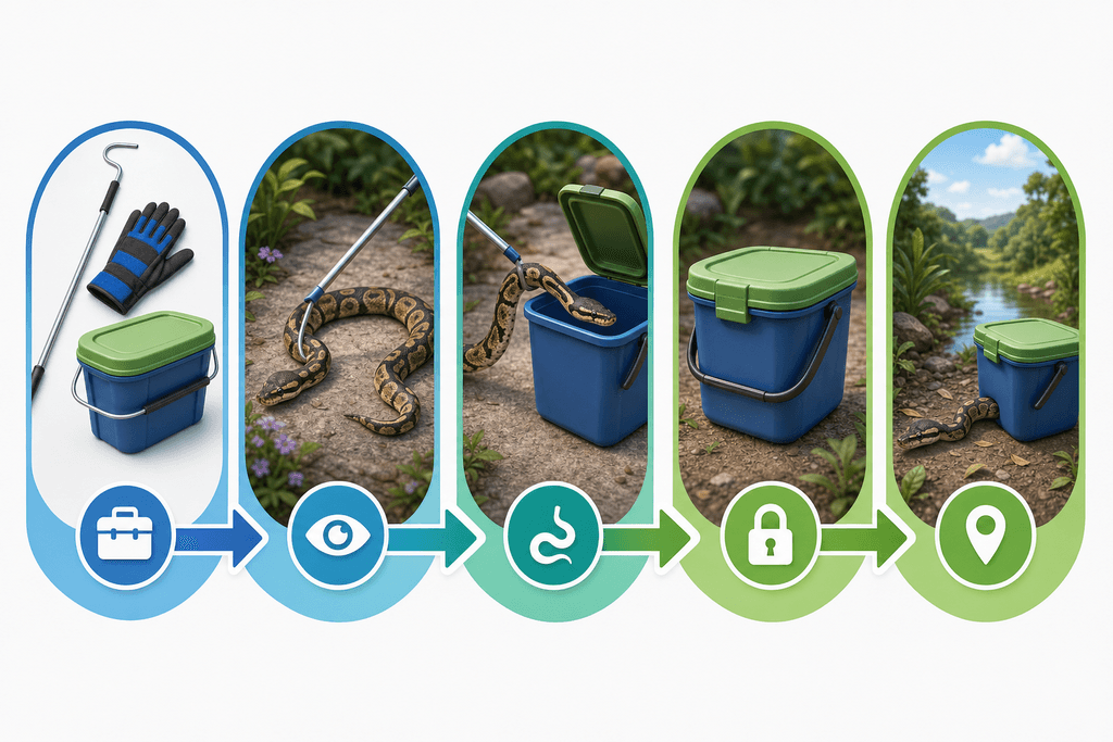 DIY Snake Removal for Non-Venomous Species