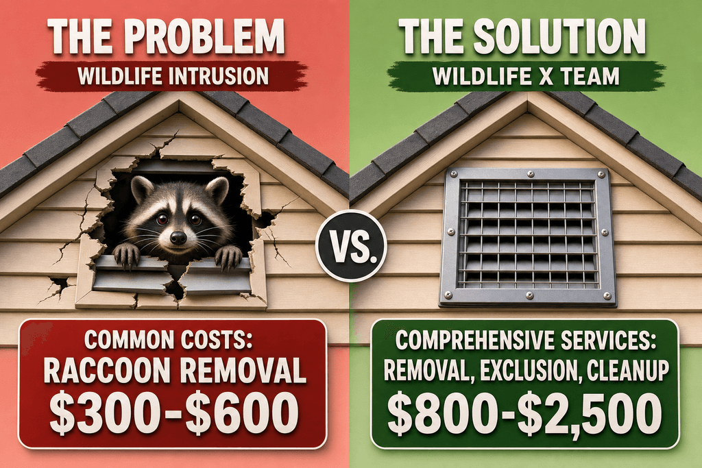 Typical Raccoon Removal Service Pricing Ranges