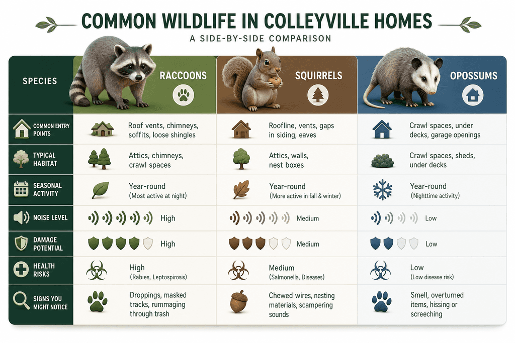 Why Colleyville Homes Attract Wildlife