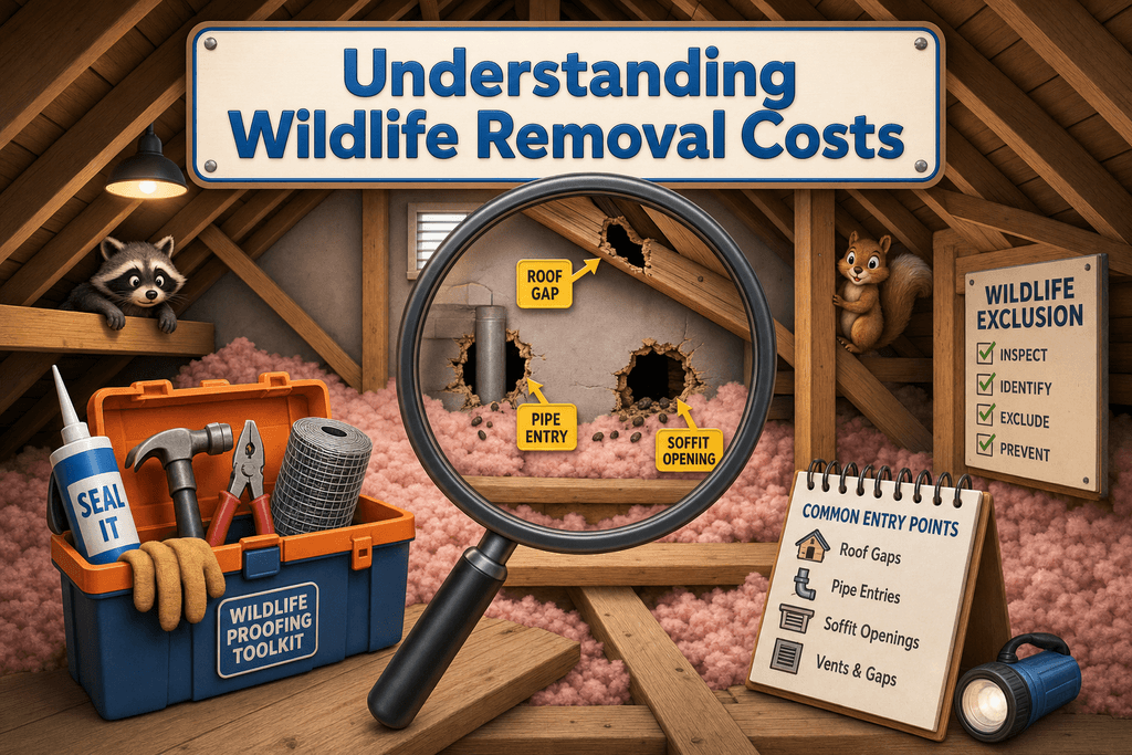 How Wildlife Removal Pricing Works