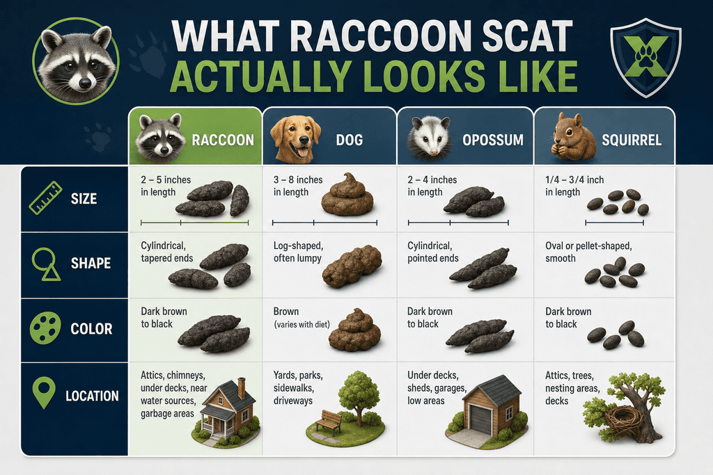 What Raccoon Scat Actually Looks Like