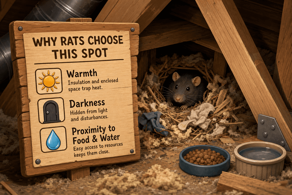 Why Rats Build Nests Where They Do