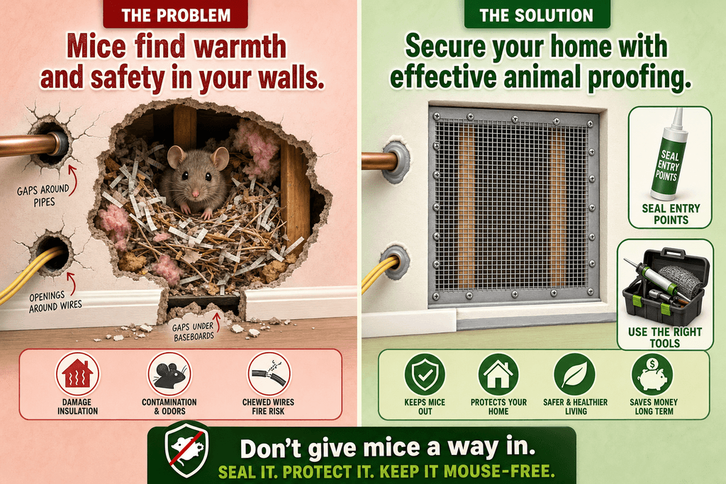 How Mice Build Nests Inside Your Walls
