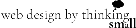 Web Design by Thinking Small - Logo