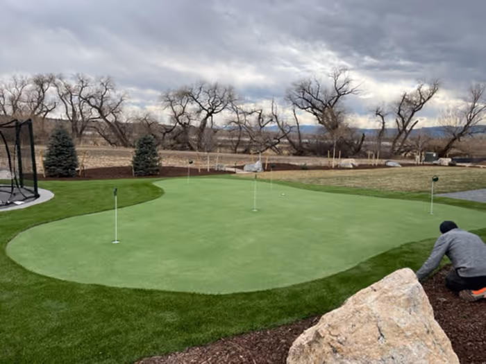 Putting Green Installation 16