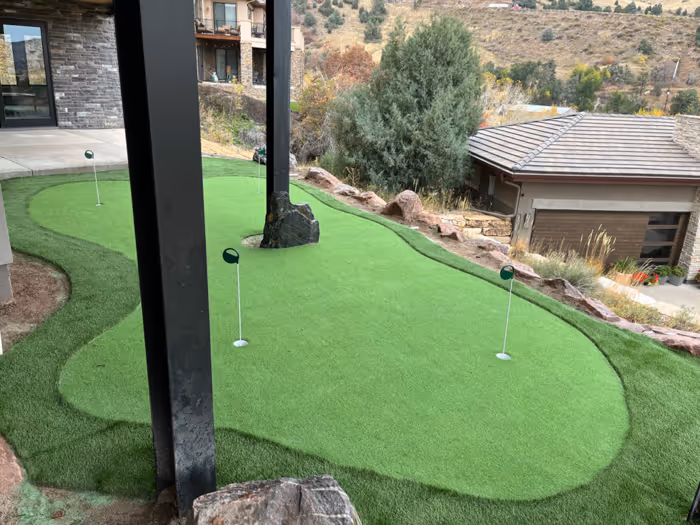 Putting Green Installation 30