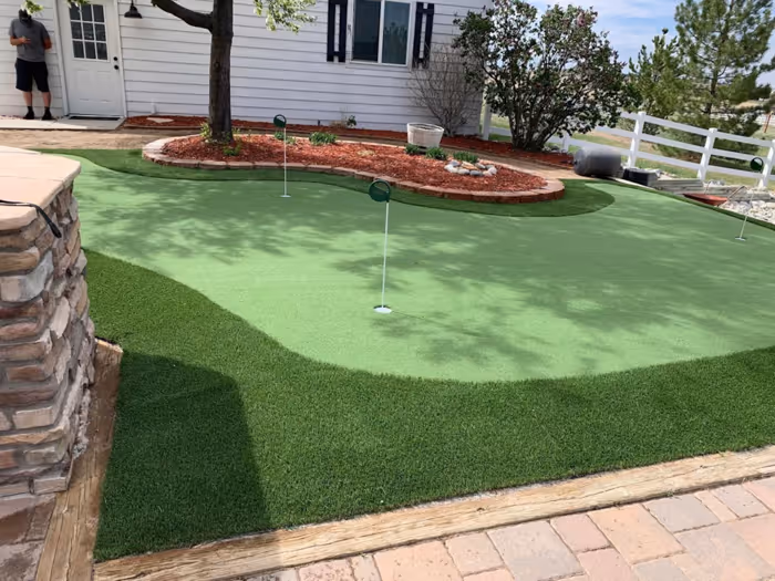 Putting Green Installation 27