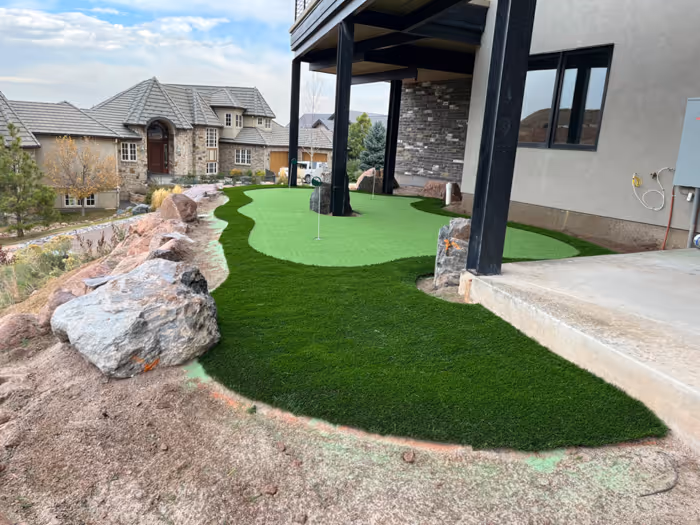 Putting Green Installation 29