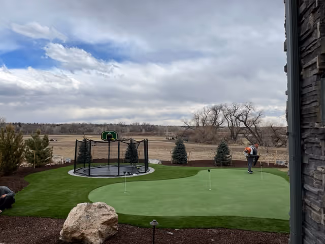 Putting Green Installation 40