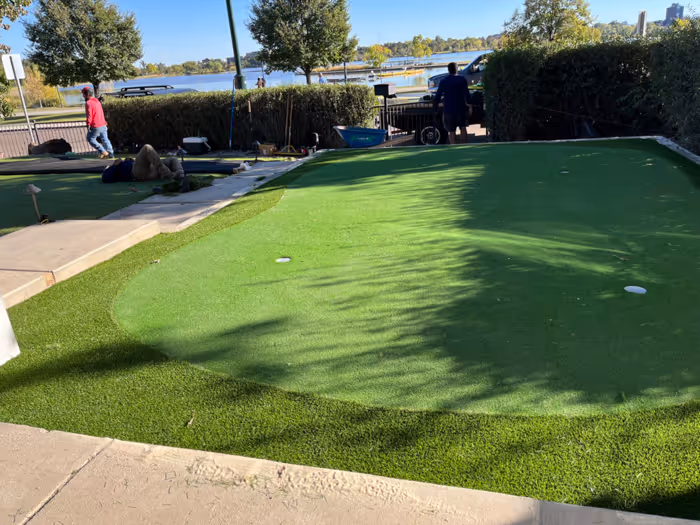 Putting Green Installation 34